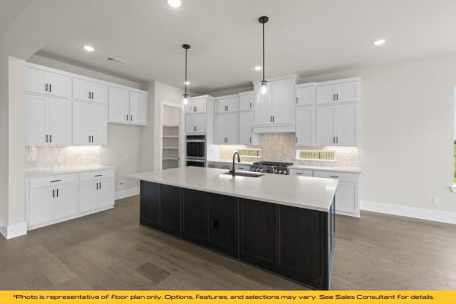 Representative furnished interior of a home built from the Belize by Stonefield Homes in Heath Golf and Yacht Club, Rockwall (Image 34).