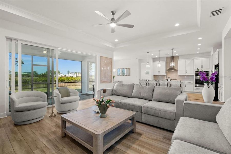 Furnished interior view inside a new home in , Punta Gorda (Image 12).