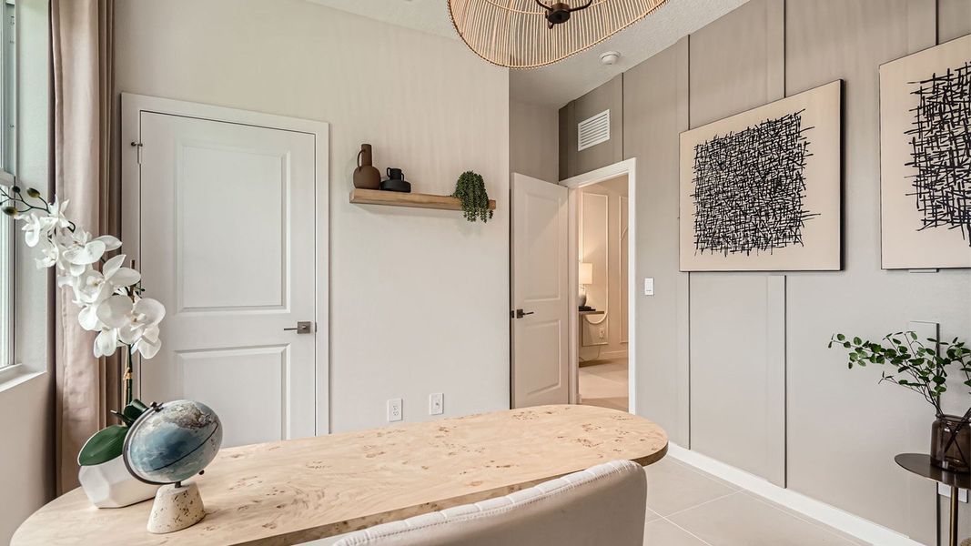 Furnished interior view inside a new home in Sandpiper Square, Stuart (Image 30).