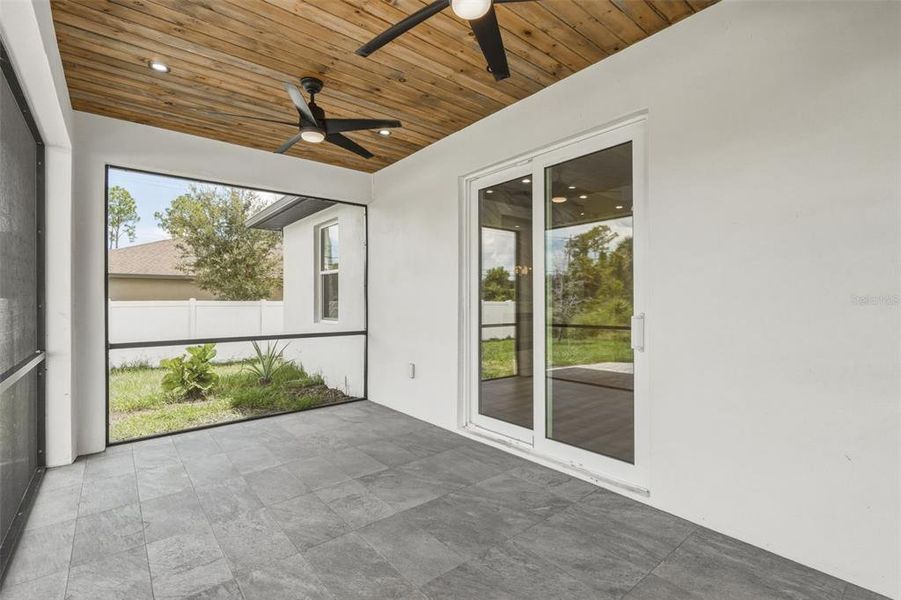 Exterior details and patio area of a home in , North Port (Image 25). Exterior details and patio area of a home in , North Port (Image 25).