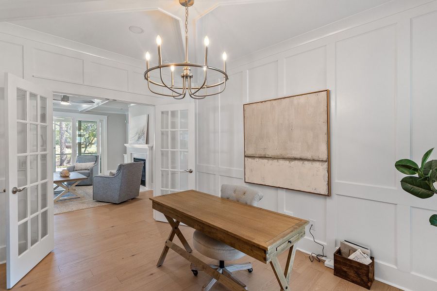 Furnished interior view inside a new home in Osprey Landing, Southport (Image 12).