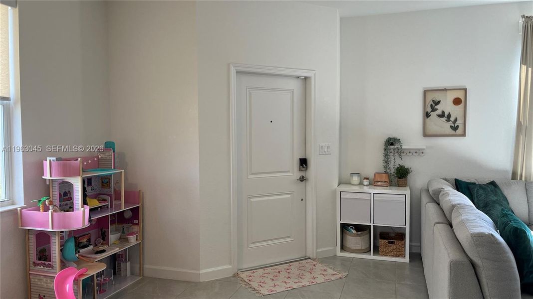 Furnished interior view inside a new home in , Miami (Image 54). Furnished interior view inside a new home in , Miami (Image 54).