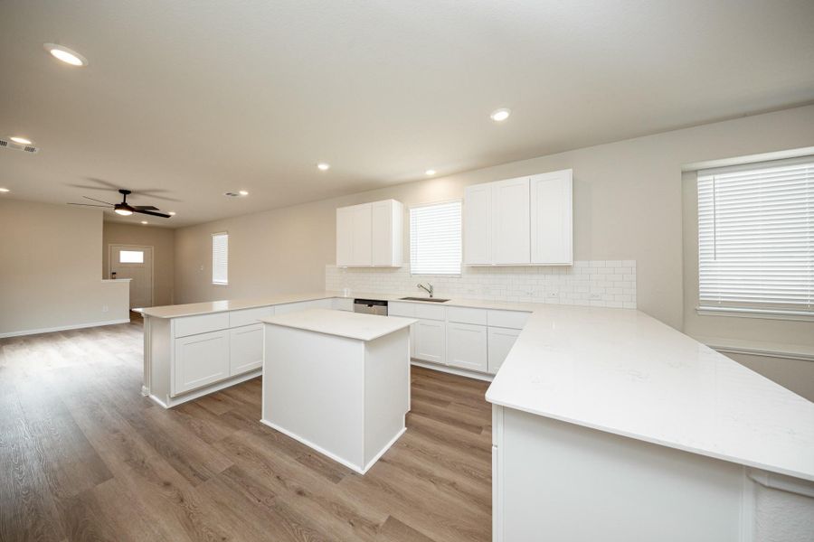 Furnished interior view inside a new home in River's Edge, Conroe (Image 9).