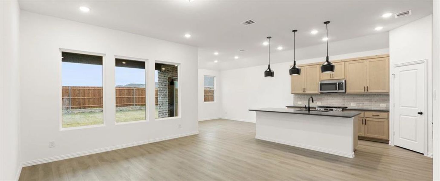 Open Kitchen-Living-Dining Room featuring the Foundry Collection Open Kitchen-Living-Dining Room featuring the Foundry Collection