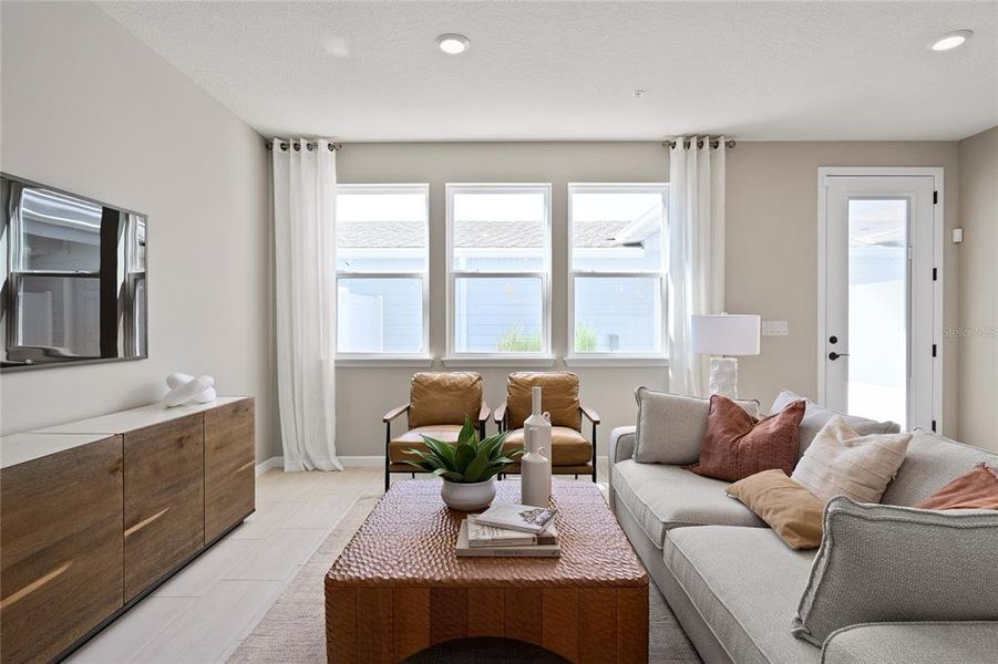 Furnished interior view inside a new home in Parkside Trails, Clermont (Image 18).