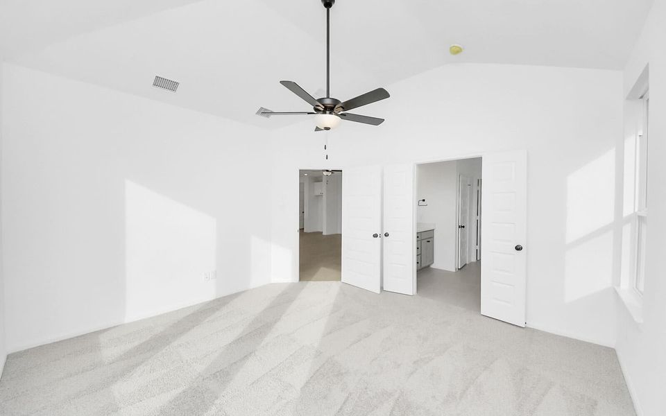 Representative unfurnished interior of a home built from the Grinnell by Brookfield Residential in 50' Traditional Homes at Elyson, Katy (Image 13). Representative unfurnished interior of a home built from the Grinnell by Brookfield Residential in 50' Traditional Homes at Elyson, Katy (Image 13).