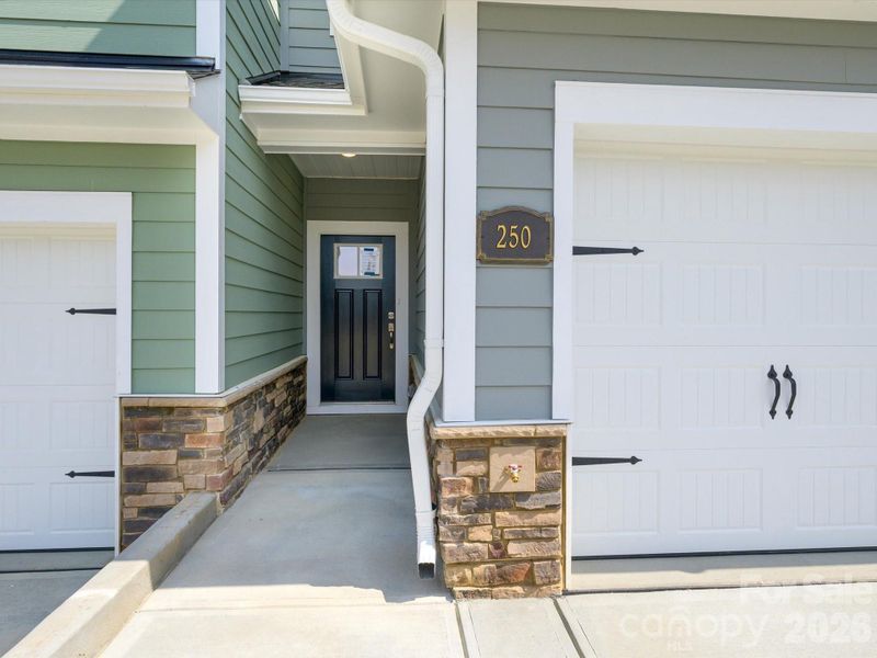 Exterior details and patio area of a home in Westview Towns, Waxhaw (Image 3).