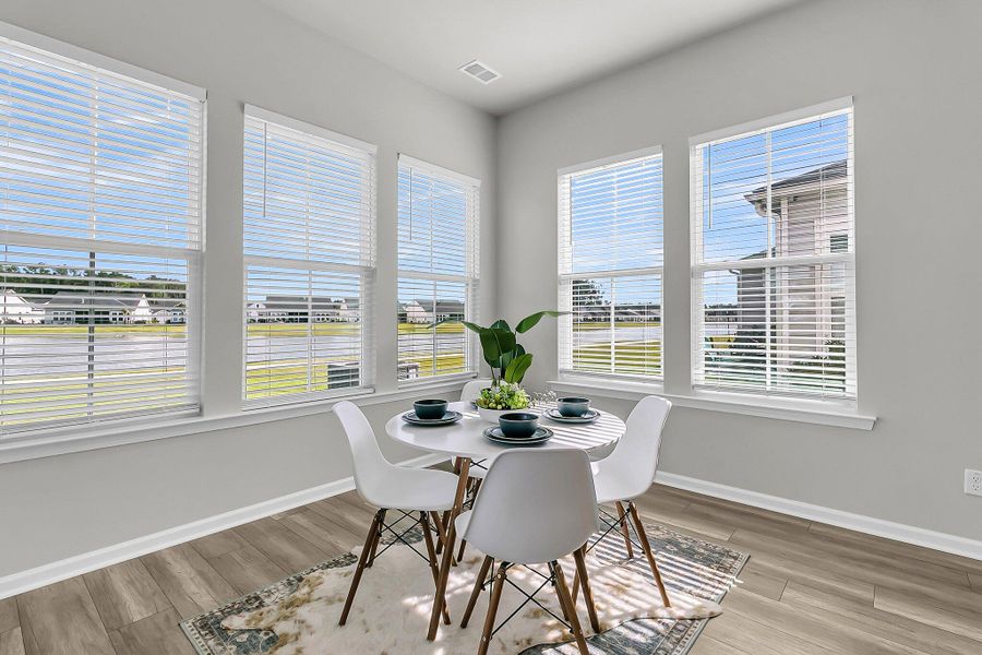Furnished interior view inside a new home in Horizons at Summers Corner | 55+: The Legends, Summerville (Image 14).