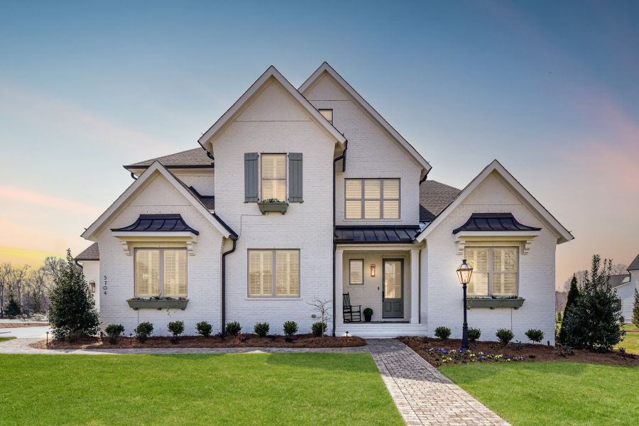 Representative exterior photo of a completed home built from the Monterey by Classica Homes in Riverchase Estates, Lancaster, SC (Image 27).