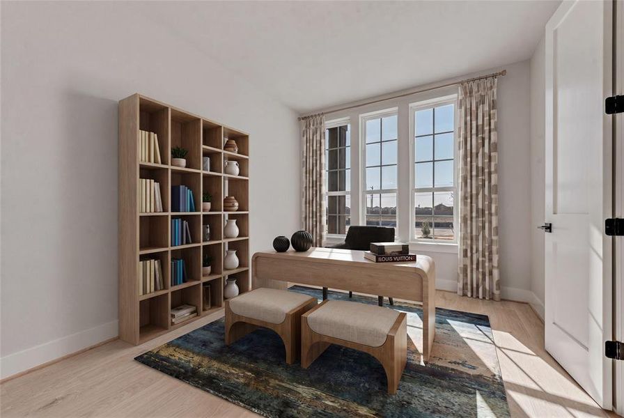 Furnished interior view inside a new home in Grand Estates of Anna, Anna (Image 16).
