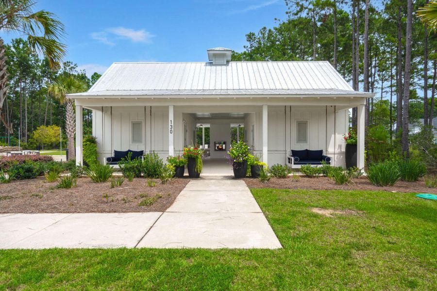Front exterior of a new home in , Huger, SC, highlighting curb appeal (Image 18).