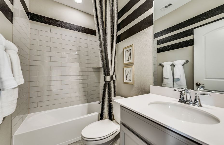 Furnished interior view inside a new home in Rosemary Fields, Godley (Image 7).