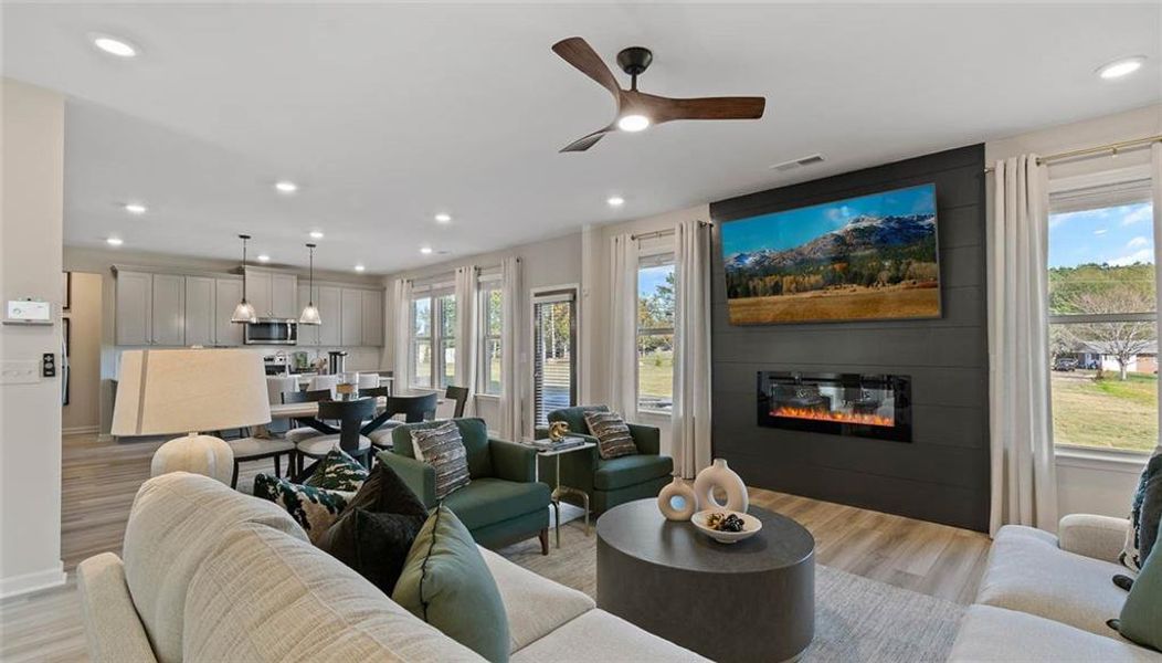 Furnished interior view inside a new home in Adagio, Dacula (Image 27).