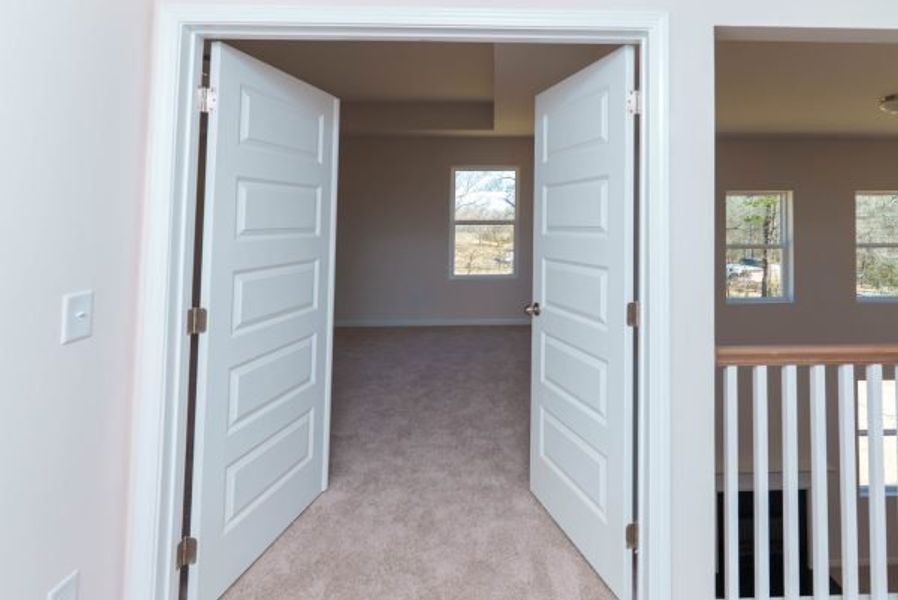 Representative unfurnished interior of a home built from the Clayton by Piedmont Residential in Hampton Ridge, Jefferson (Image 56).