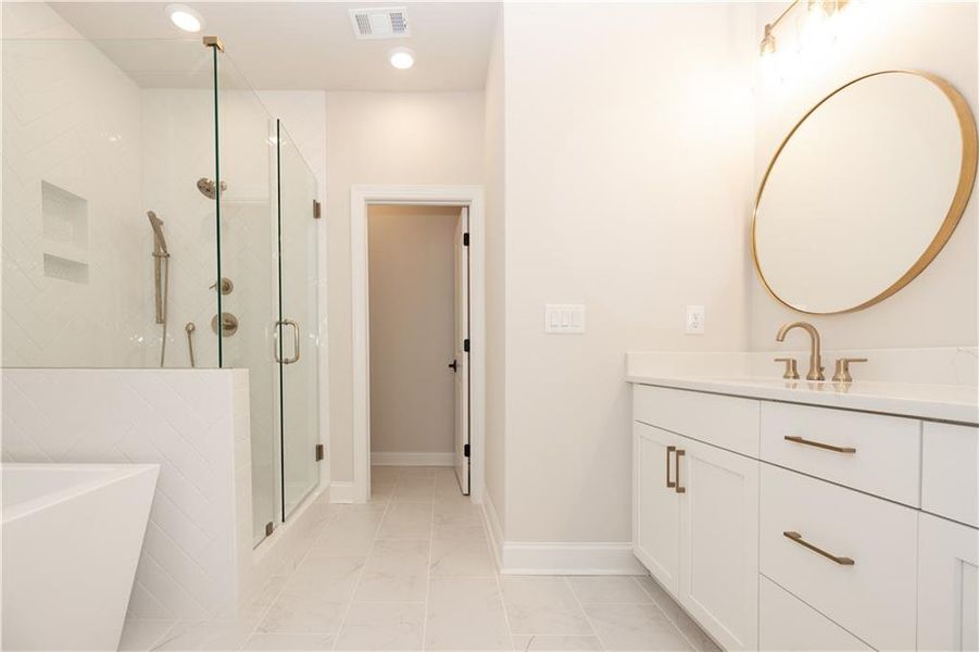 Furnished interior view inside a new home in Park Walke, Alpharetta (Image 11).