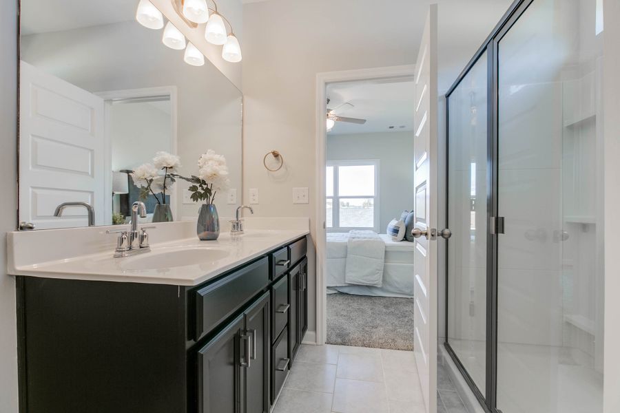 Representative furnished interior of a home built from the Hampshire by Parkside Builders in Givens Park, Chattanooga (Image 20).