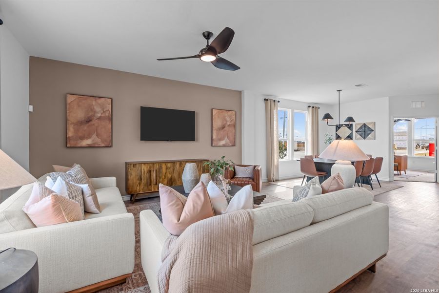 Furnished interior view inside a new home in Dove Song, Marion (Image 20).