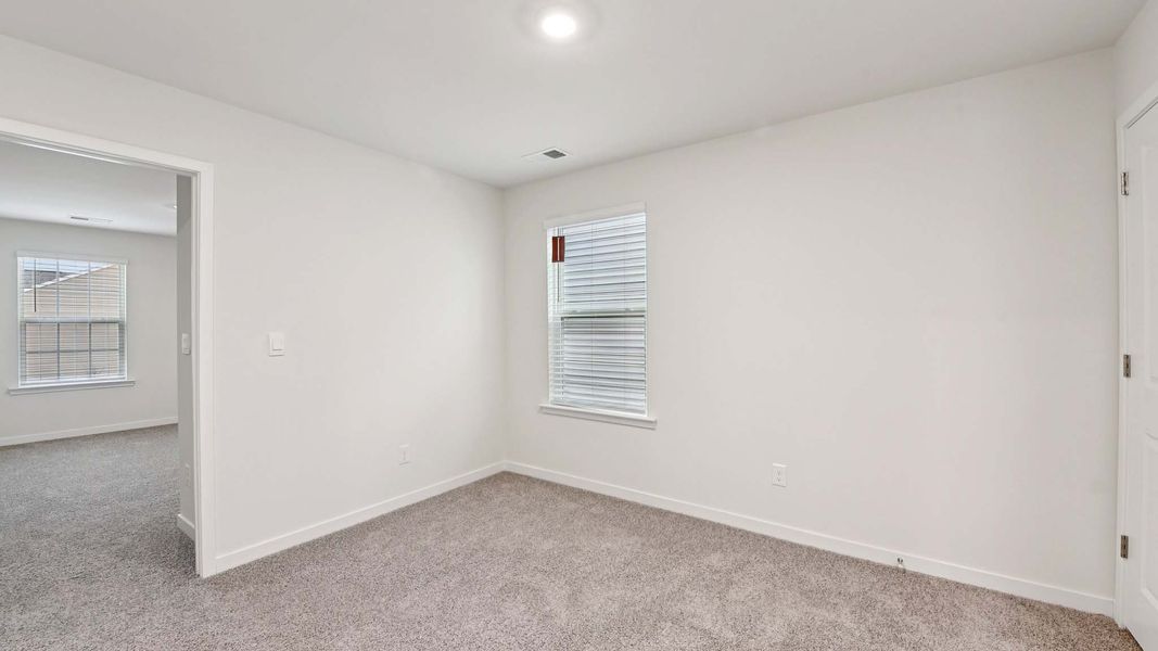 Spacious, unfurnished interior of a new home in Huffman Ridge, Hickory (Image 26). Spacious, unfurnished interior of a new home in Huffman Ridge, Hickory (Image 26).