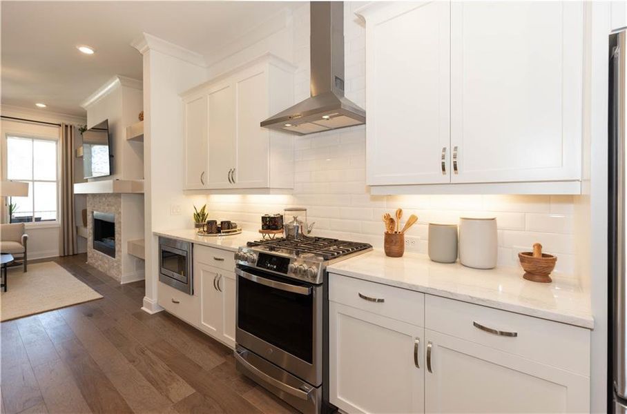 Furnished interior view inside a new home in Waterside Condos, Peachtree Corners (Image 37).