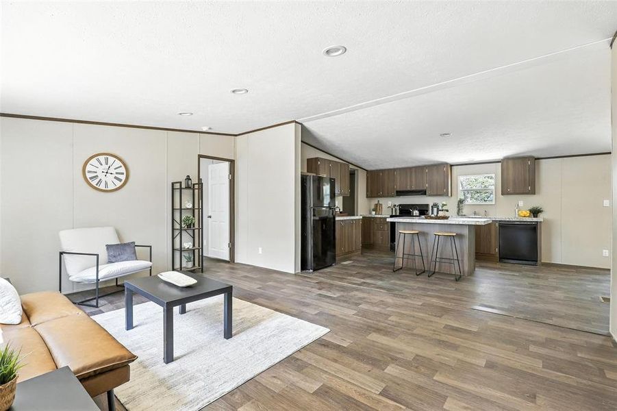 Furnished interior view inside a new home in , Azle (Image 7).