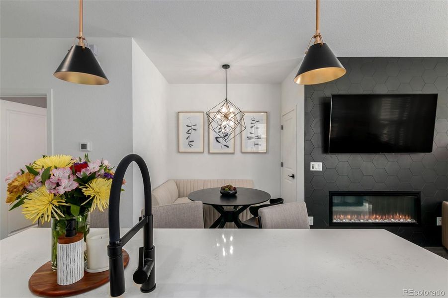 Close-up of interior finishes inside a home in , Littleton (Image 20).
