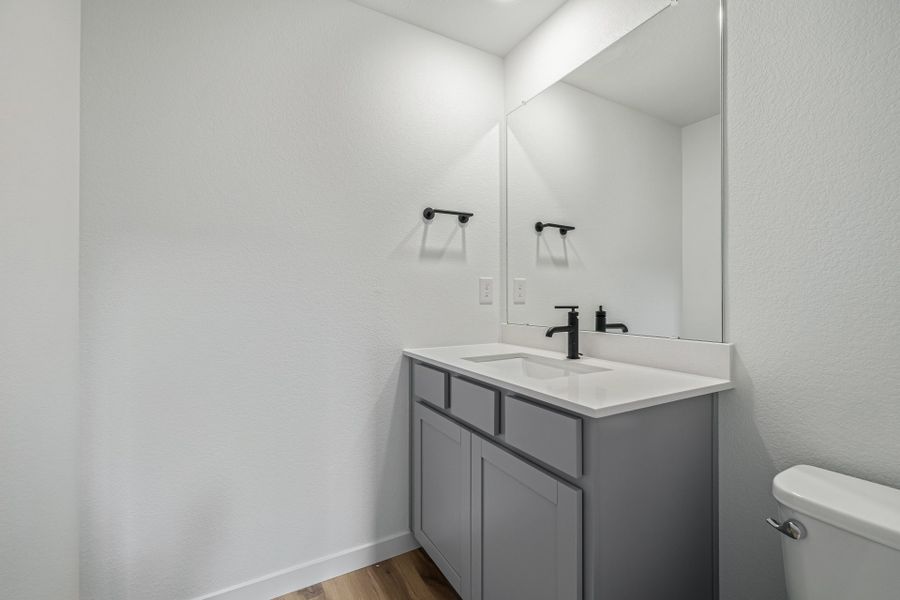 Furnished interior view inside a new home in Painted Prairie, Aurora (Image 12).