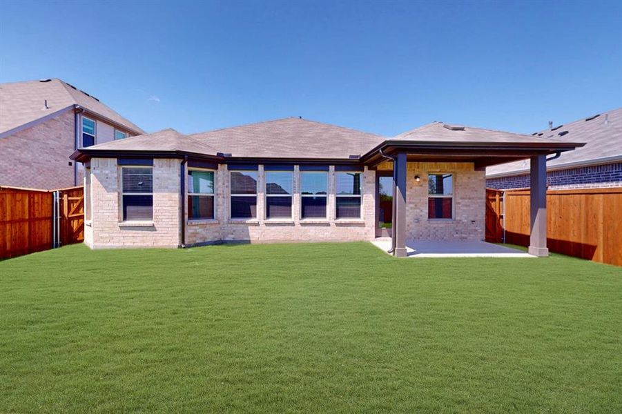 Front exterior of a new home in Sanderos, Fort Worth, TX, highlighting curb appeal (Image 17). Front exterior of a new home in Sanderos, Fort Worth, TX, highlighting curb appeal (Image 17).