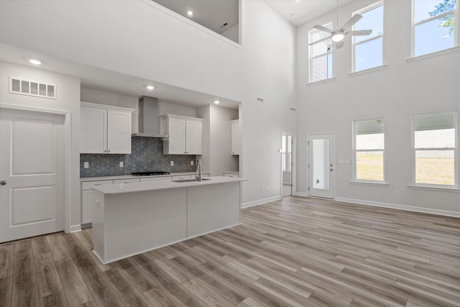 Furnished interior view inside a new home in Ovation at Sweetbrier, Durham (Image 7).
