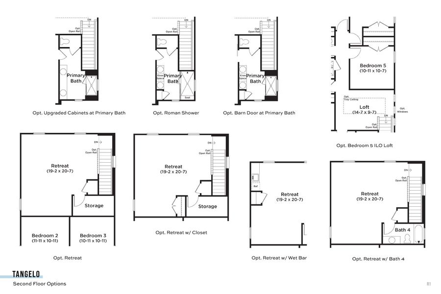 2D floor plan layout for the Tangelo by DRB Homes in Trinity Place, St. Cloud, FL (Image 5). 2D floor plan layout for the Tangelo by DRB Homes in Trinity Place, St. Cloud, FL (Image 5).
