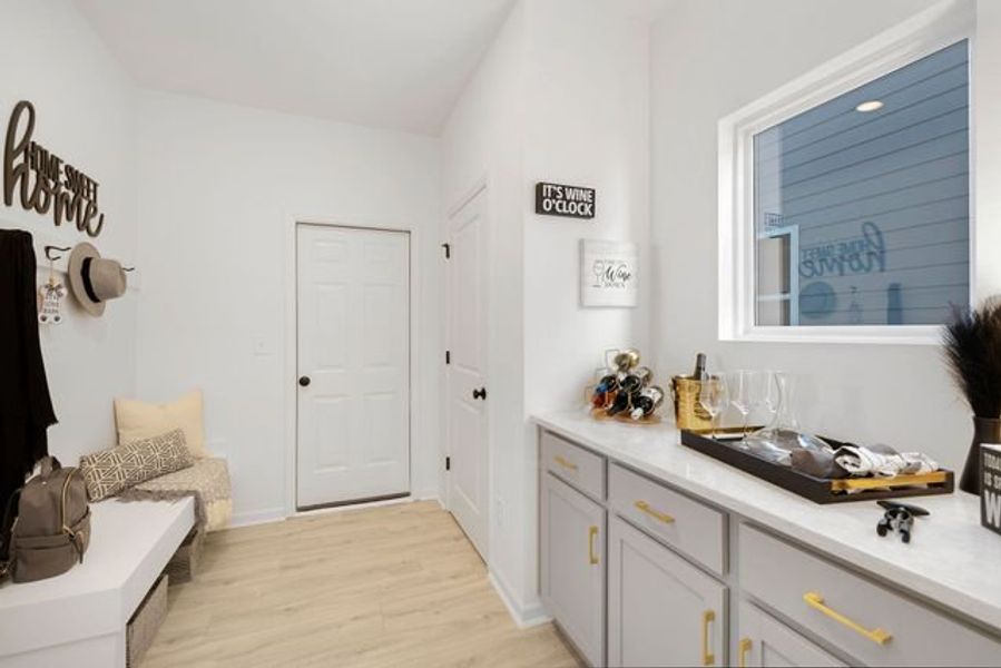 Representative furnished interior of a home built from the Miles II by True Homes in Colvin Park, Rock Hill (Image 8).