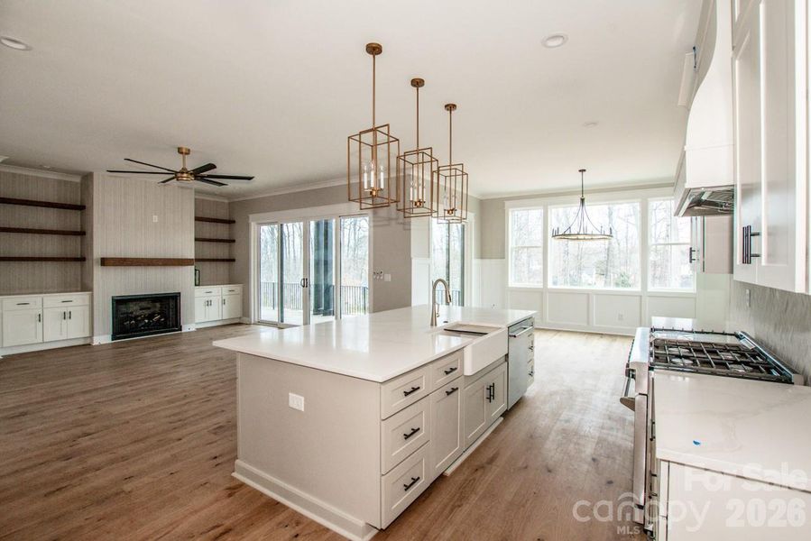 Furnished interior view inside a new home in , Mooresville (Image 9).