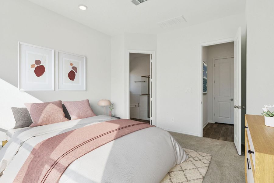 Furnished interior view inside a new home in Montgomery Bend, Montgomery (Image 7).