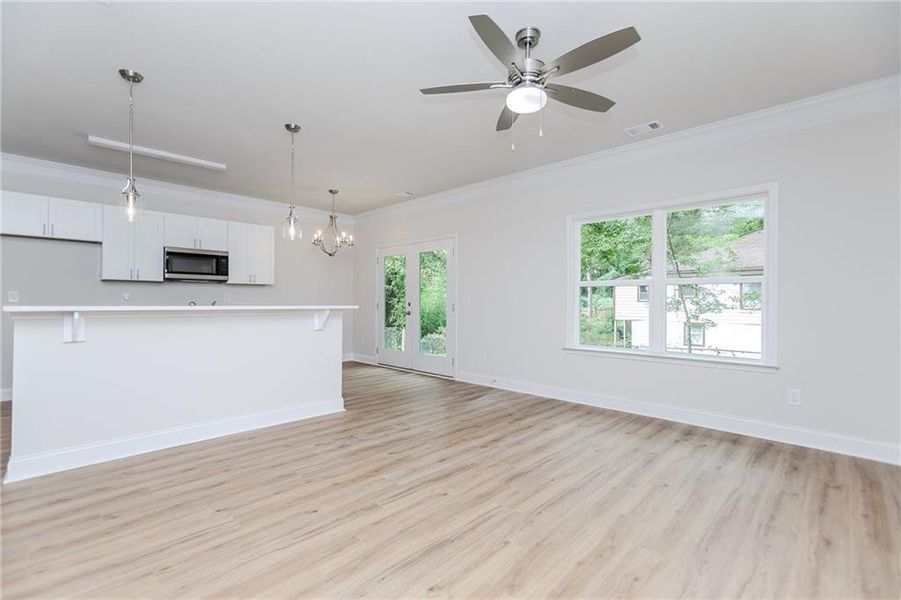 Spacious, unfurnished interior of a new home in , Atlanta (Image 15). Spacious, unfurnished interior of a new home in , Atlanta (Image 15).