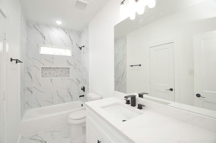 Furnished interior view inside a new home in , Houston (Image 9).