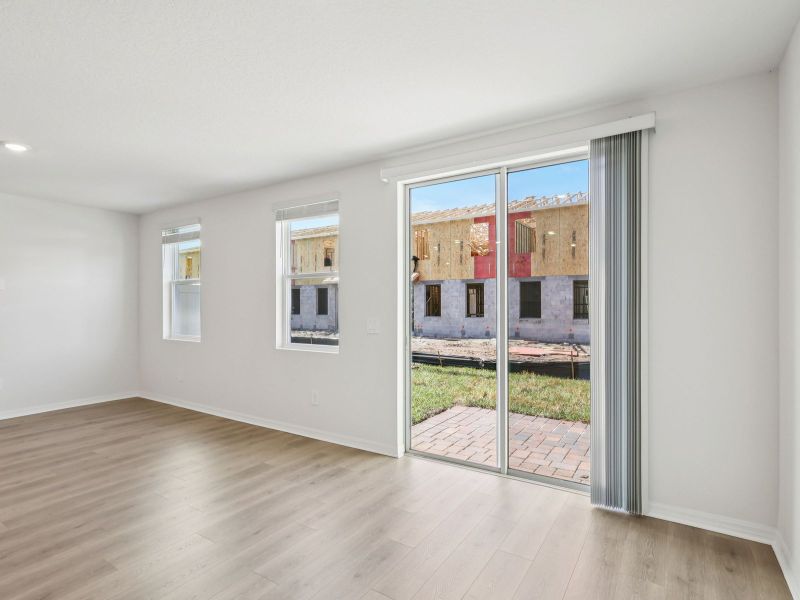 Spacious, unfurnished interior of a new home in The Meadow at Crossprairie Townes, St. Cloud (Image 8). Spacious, unfurnished interior of a new home in The Meadow at Crossprairie Townes, St. Cloud (Image 8).
