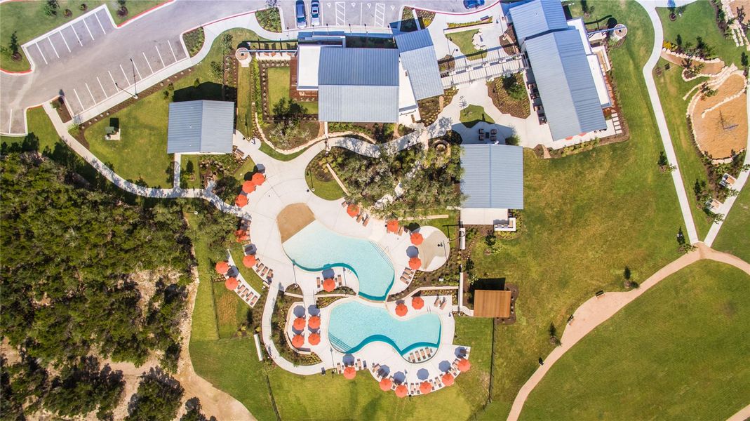 Aerial of Amenity Center