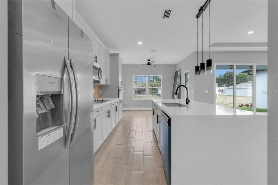 Furnished interior view inside a new home in , Palm Bay (Image 6). Furnished interior view inside a new home in , Palm Bay (Image 6).