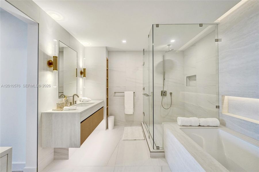 Furnished interior view inside a new home in , Pompano Beach (Image 16).
