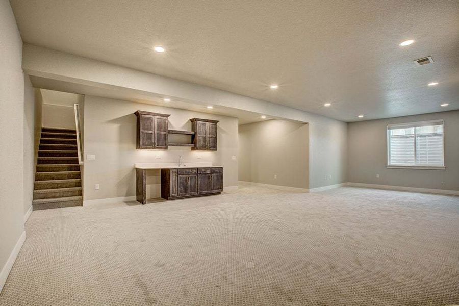 Finished Basement - Not Actual Home - Finishes May Vary