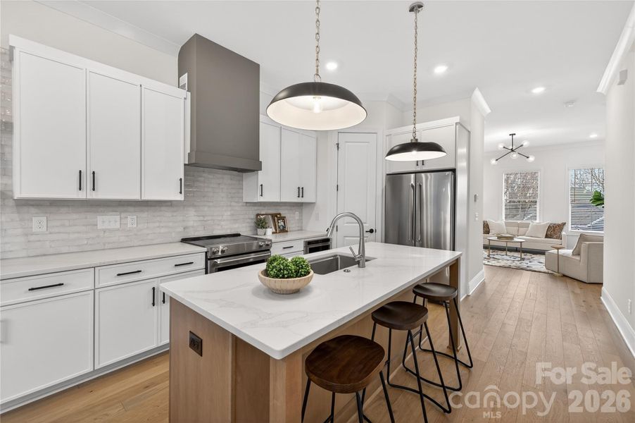 Furnished interior view inside a new home in , Charlotte (Image 5).