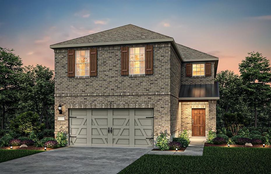 NEW CONSTRUCTION: Beautiful two-story home at Spiritas Ranch in Little Elm.