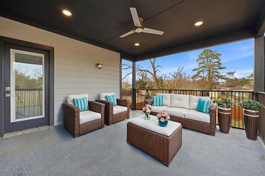 Exterior details and patio area of a home in , Dallas (Image 4). Exterior details and patio area of a home in , Dallas (Image 4).