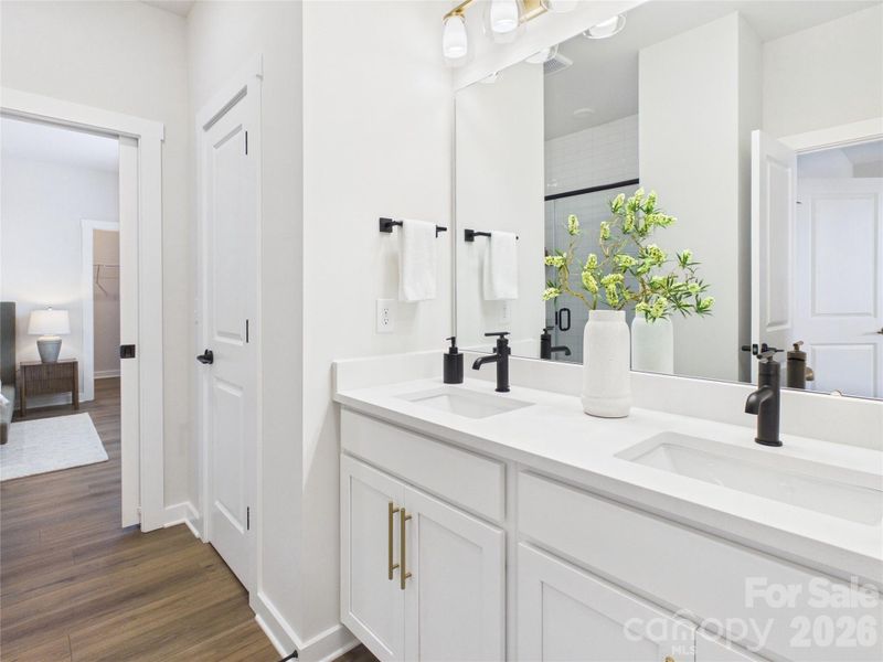 Furnished interior view inside a new home in , Mooresville (Image 35).