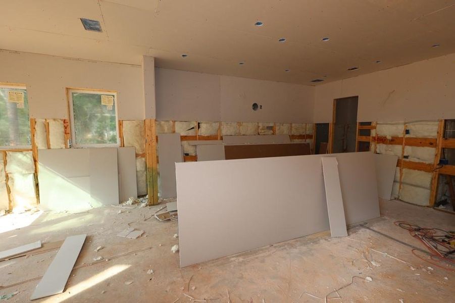 Furnished interior view inside a new home in The Woodlands Hills 70’, Willis (Image 3).