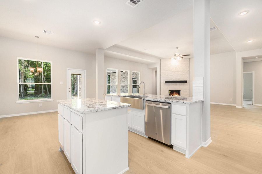 Furnished interior view inside a new home in , Bay City (Image 10).