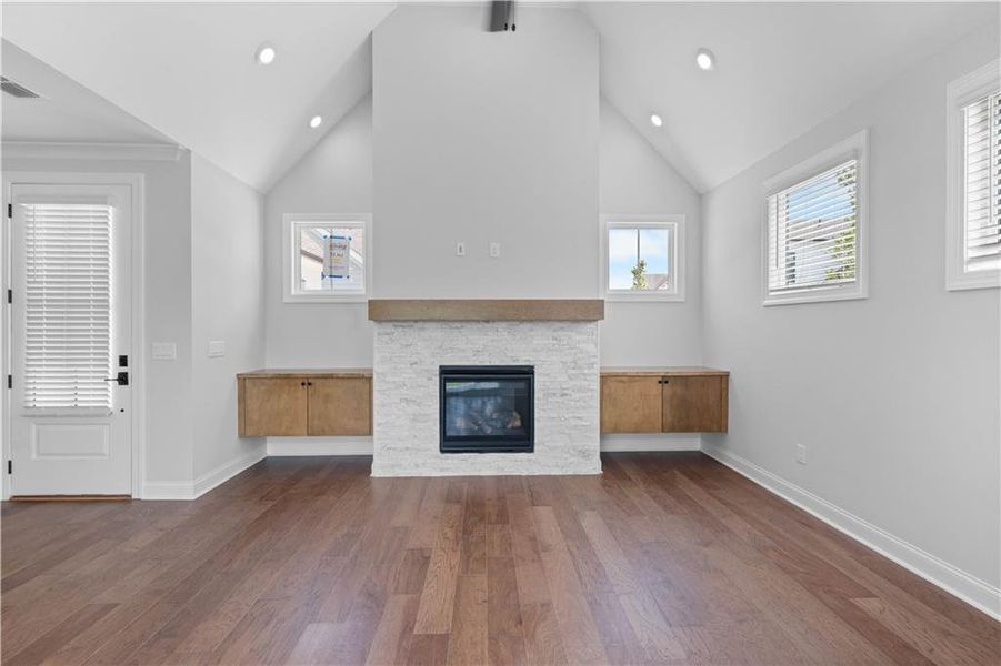 Furnished interior view inside a new home in Promenade at Sawnee Village, Cumming (Image 11).
