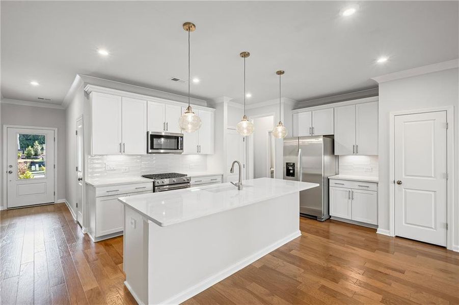 Furnished interior view inside a new home in Adler Springs, Powder Springs (Image 3).