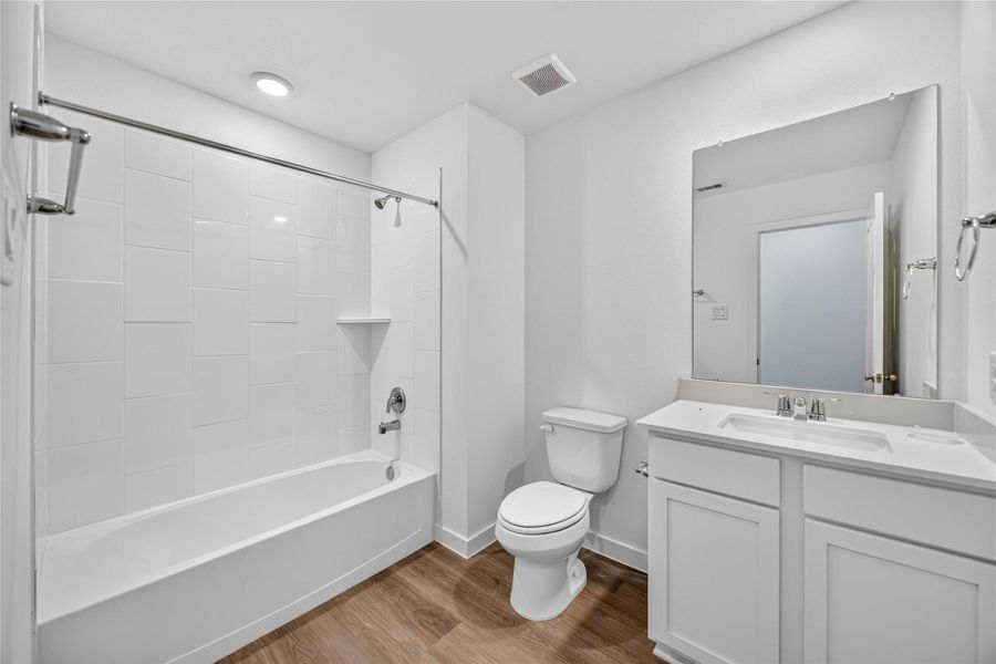 Furnished interior view inside a new home in City Gate, Houston (Image 11).