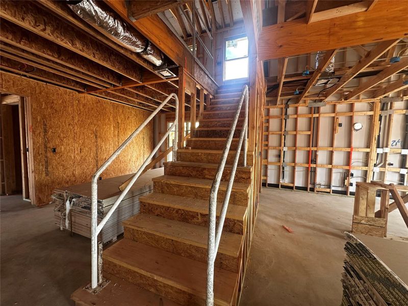 In-progress construction of a new home in Berry Creek Highlands, Georgetown, TX (Image 17).