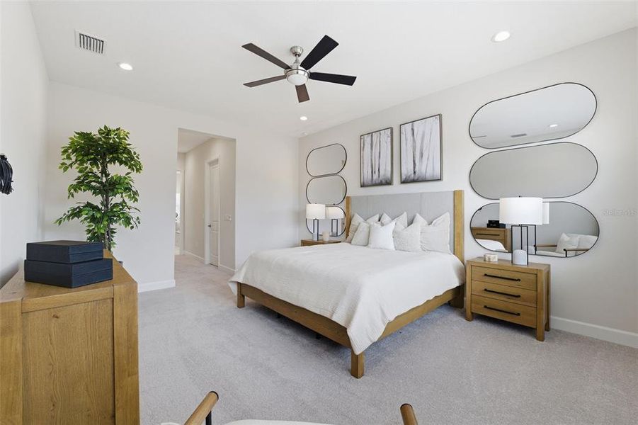 Furnished interior view inside a new home in Valencia Ridge, Wesley Chapel (Image 16).